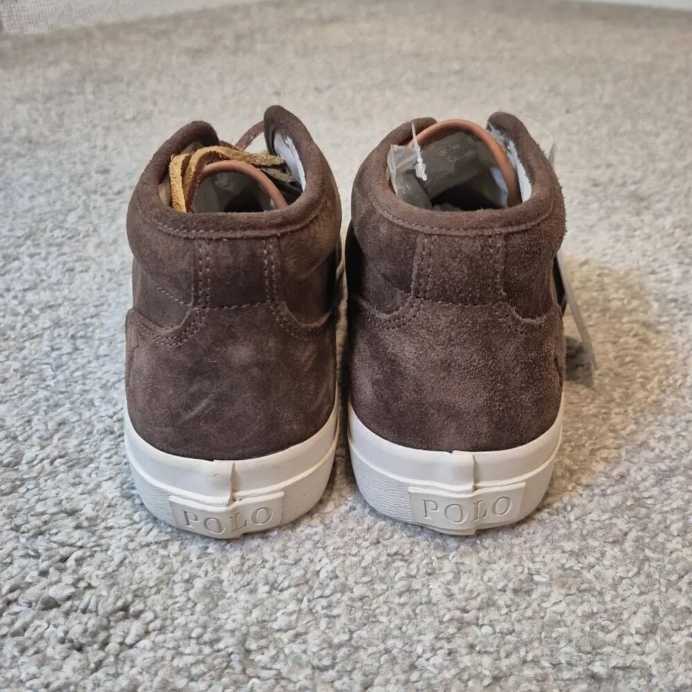 Polo Ralph Lauren Men's Keaton Suede Lace-Up Sneakers Size 7.5